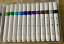 晨光（M&G）文具24色易可洗水彩筆易握三角桿 皮膚易可洗 耐磨纖維筆頭幼兒歐盟安全 開學(xué)禮物 ACP901HR 曬單實(shí)拍圖