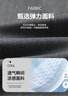 羅蒙（ROMON）總裁西褲高端定制款垂感升級輕薄透氣高彈抗皺輕商務(wù)褲子男 黑 33 曬單實拍圖