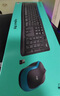 羅技（Logitech）MK275 鍵鼠套裝 無(wú)線(xiàn)鍵鼠套裝 辦公鍵鼠套裝 全尺寸 商務(wù)鍵鼠套裝 帶無(wú)線(xiàn)2.4G接收器 黑藍色 曬單實(shí)拍圖