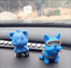 暴力熊網(wǎng)紅汽車(chē)擺件公仔卡通可愛(ài)斗牛犬車(chē)內飾品創(chuàng  )意中控臺上裝飾 藍斗牛犬 曬單實(shí)拍圖