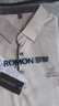 羅蒙（ROMON）無痕冰絲短袖t恤男翻領(lǐng)2025新款純色寬松商務休閑打底衫半袖上衣 米色 3XL 曬單實拍圖