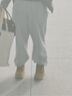 添柏嵐（Timberland）靴子女戶外防水舒適透氣抓地耐穿踢不爛大黃靴8168R 小麥色 6.5 曬單實(shí)拍圖