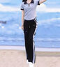 皮爾卡丹（pierre cardin）高端休閑運(yùn)動(dòng)套裝女夏2025新款網(wǎng)紅炸街洋氣拉鏈polo 1647-灰色上衣+黑色褲子 2XL 曬單實(shí)拍圖