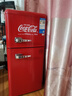 可口可樂（Coca-Cola）小冰箱 62L壓縮機(jī)制冷 雙門冷凍 小冰箱 宿舍辦公室家用冰箱 曬單實(shí)拍圖
