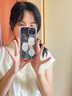 FUNNY RICH甜酷芭蕾風(fēng)適用iPhone16ProMax手機殼蘋果15puls新款磁吸保護套漸變色透明14女ins防摔小清新可愛 公主茶話會-粉紫 iPhone 14 曬單實拍圖