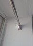 MYMOODHOUSE伸縮晾衣桿浴簾桿免打孔不銹鋼衣柜掛衣桿陽臺窗簾桿110-200 曬單實拍圖