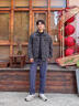 花花公子牛仔外套男士春秋季2025新款青少年工裝夾克港風休閑上衣 淺藍色 XL 曬單實拍圖
