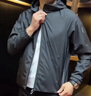 皮爾卡丹（pierre cardin）秋季歐貨休閑夾克外套男潮流時(shí)尚寬松百搭運動(dòng)連帽沖鋒衣 黑色 XL 120-135斤 曬單實(shí)拍圖