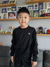 361°童裝 兒童套裝春秋男女3-14歲校園休閑運動(dòng)針織套裝 黑140 曬單實(shí)拍圖