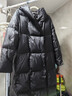 AMII女裝2025冬季新款鉑金鴨絨長(cháng)外套寬松連帽面包服加厚大衣 黑色 M 160/84A 曬單實(shí)拍圖