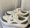 FILA 斐樂(lè )官方男鞋COOKIES復古帆布鞋2025夏新款曲奇鞋時(shí)尚休閑鞋 初雪白/香根草綠-PV 43 曬單實(shí)拍圖