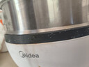 美的（Midea）電炒鍋 電火鍋 電蒸鍋 電煮鍋 家用多用途炒菜專用鍋 4L一體電熱鍋不粘鍋 HGE2811B 配蒸籠木鏟 曬單實(shí)拍圖