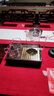 神雕（SHEN DIAO）花梨木干泡盤家用實(shí)木小號(hào)迷你儲(chǔ)水式茶臺(tái)簡(jiǎn)約中式方壺承 黑檀木有孔壺承(19.5cm*14.5cm) 曬單實(shí)拍圖