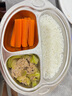 如山316L不銹鋼餐盤食品級男女孩兒童家用分格餐盤吃飯盤寶寶餐具 不銹鋼餐盤316L-猴 曬單實拍圖