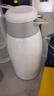 炊大皇 保溫壺 2.2L304不銹鋼內膽熱水瓶家用保溫瓶暖水壺【優(yōu)雅白】 曬單實拍圖