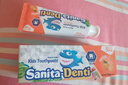 莎卡（sanita-denti）兒童牙膏6-12歲青少年牙膏兒童防齲齒抑菌含氟防蛀去異味 香橙味 曬單實拍圖
