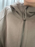 lululemon丨Scuba 女士超寬松款拉鏈連帽衫 LW3HTLS 暖褐灰 XS /S 曬單實(shí)拍圖