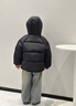 G.duck小黃鴨童裝男童羽絨棉服冬季加厚2025新款兒童棉衣冬裝男寶寶棉襖 黑色 140 建議9~10歲【130-140cm】cm 曬單實(shí)拍圖