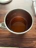 無(wú)印良品（MUJI）不銹鋼雙層馬克杯 大容量男女辦公學(xué)生水杯茶杯咖啡杯 銀色 490ml 曬單實(shí)拍圖