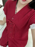 雅鹿男女情侶睡衣夏季純棉短袖新婚結(jié)婚大紅喜慶本命年薄款家居服套裝 ZJ606和服套裝 [2套價(jià)]女XL+男4XL 均碼 曬單實(shí)拍圖