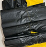 固成背心垃圾袋黑色32*60cm150只單面1.5絲 垃圾袋加厚黑色塑料袋 曬單實(shí)拍圖