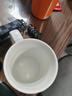 炊大皇陶瓷杯馬克杯茶杯 經(jīng)典黑白泡茶杯咖啡杯早餐杯果汁水杯白色420ml 曬單實(shí)拍圖