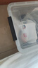 禧天龍塑料衣物收納箱玩具整理箱55L 透明 3個(gè)裝 帶輪 曬單實(shí)拍圖