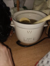 粵友迷你小型陶瓷燉鍋煮粥煲湯嬰兒輔食鍋家用宿舍電燉鍋一人 白色 0.7L 0.7L迷你燉鍋 曬單實(shí)拍圖