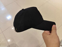 笙格兒 大頭圍高頂帽子男秋冬季韓版潮春夏顯臉小大碼棒球帽男士防曬帽遮陽(yáng)女大號鴨舌帽 黑色-常規帽圍(55-60) 可調節 曬單實(shí)拍圖