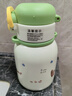 蘇泊爾（SUPOR）兒童保溫杯水杯水壺316L不銹鋼學(xué)生吸管杯背帶·芽綠KCV50CK20 曬單實(shí)拍圖