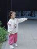 G. DUCKKIDS童裝女童秋季套裝2025新款兒童衛衣褲子兩件套洋氣拉布布衣服寶寶 杏色 130 尺碼7~8歲【120-130cm】 曬單實(shí)拍圖