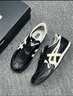 Onitsuka Tiger鬼塚虎MACHU RACER秋冬男女低幫舒適復古運動休閑鞋 黑色 36 曬單實拍圖