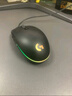 羅技（G）G102第二代游戲鼠標 RGB流光燈效鼠標 輕量化  游戲級8000DPI傳感器 黑色 200-8000DPI 曬單實拍圖
