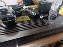 古晏瓷茶具套裝全自動(dòng)一體功夫泡茶臺(tái)燒水壺家用客廳整套高檔茶盤茶海 福滿乾坤茶盤+黑色全自動(dòng)電器+黑釉錦鯉側(cè)把壺八杯配 13件 曬單實(shí)拍圖