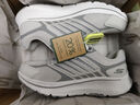 斯凱奇（Skechers）暮光鞋丨運(yùn)動跑鞋男女款高回彈輕質(zhì)吸震綁帶休閑鞋跑步鞋 女款-白色/灰褐色/WTP 38 曬單實拍圖