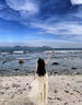 允橘吊帶連衣裙長(cháng)裙海邊沙灘裙度假裙子女夏季2025新款小個(gè)子顯瘦洋氣 ins風(fēng)杏色荷葉邊吊帶連衣裙 M 【建議90-110斤】 曬單實(shí)拍圖