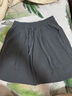 【夏季新款】冰絲速干高腰女褲百搭休閑薄款涼感短褲子 K01-深灰色 2XL 建議135-145斤 曬單實(shí)拍圖