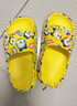 巴布豆（BOBDOG）兒童拖鞋男女童寶寶軟底防滑居家幼兒卡通涼拖鞋 黃色210碼 曬單實(shí)拍圖