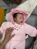 巴拉巴拉童裝嬰兒羽絨服連體衣寶寶2025新款冬裝加厚保暖哈衣爬服萌趣造型 粉色小貓-白鴨絨 73 cm-充絨量74g 曬單實(shí)拍圖