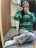 DAPHNE達芙妮白色樂福鞋女2025新款厚底英倫風小皮鞋女款松糕底粗跟鞋女 米白色 38 曬單實拍圖