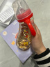 M&M吸管杯兒童喝奶杯防漏吸管奶瓶1-3歲-6歲進(jìn)口PPSU耐摔學(xué)飲奶瓶 萌虎款 330ml +咬吸重力球*2 曬單實(shí)拍圖