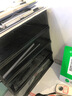 辦公桌金屬文件架3-6層文件欄文件框用品文件夾多層桌面辦公室A4 IIA4【4層】橫黑3層+頂籃II 曬單實拍圖