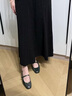 愛步（ECCO）芭蕾舞鞋女 25年新款百搭方頭淺口單鞋瑪麗珍女鞋 舞悅234343 藻綠色23434301592 37 曬單實(shí)拍圖