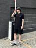 FILA 斐樂官方男子針織短袖POLO衫2025夏季新款簡約休閑基礎(chǔ)上衣 正黑色-BK L 175/96A/L 曬單實拍圖