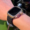 SZ LLQLTD適用Apple/蘋果手表watch s10全包防水保護(hù)殼Ultra2手表套Series44/45mm防磕碰s9/8/7/6/5鋼化膜 鈦色 - 合金工藝【全包保護(hù)殼】 適用：iwat 曬單實(shí)拍圖