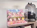凱蒂貓HelloKitty正版手辦擺件盲盒太空艙送閨蜜女友孩kt貓公仔玩偶情人節(jié)生日禮物 凱蒂貓櫻花全家福8款【含展示盒+背景+裝飾花】 曬單實(shí)拍圖