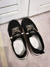 百麗布鞋男鞋夏新輕盈厚底一腳蹬休閑鞋8RX01BM5 黑色 39 (245mm) 曬單實(shí)拍圖