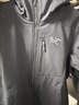 ARC'TERYX始祖鳥(niǎo) GAMMA MX HOODY 防風(fēng) 男子 軟殼夾克 BLACK/黑色 M 曬單實(shí)拍圖