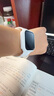 Apple/蘋(píng)果 Watch SE 智能手表GPS+蜂窩款44毫米銀色鋁金屬表殼丹寧色運動(dòng)型表帶M/L MXHY3CH/B 曬單實(shí)拍圖