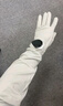 目丸防曬袖套女夏季防紫外線冰袖戶外騎行薄款遮陽護手臂長款防曬手套 氣質(zhì)灰 曬單實拍圖